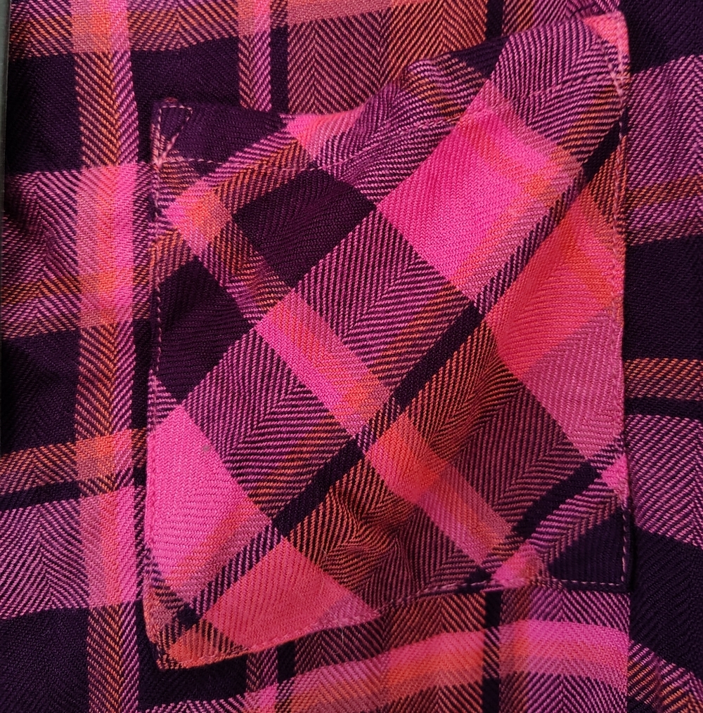 RAILS Hunter Electric Pink Plaid Shirt, M, NWT - Picture 11 of 13